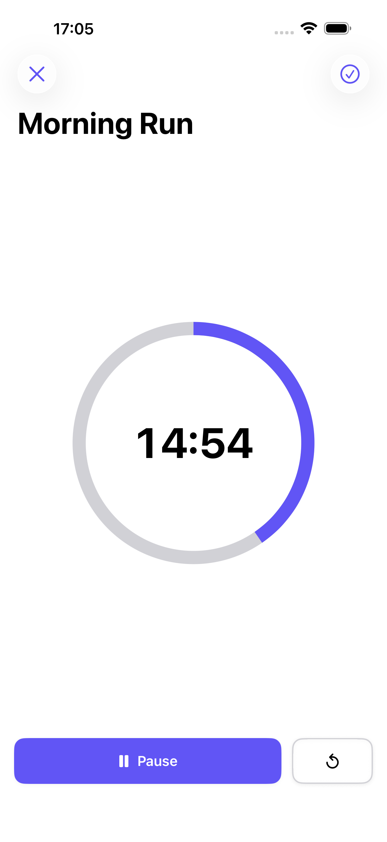 Focus Session timer